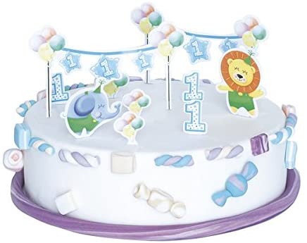 Givi Itali Baby Boy 1St Birthday Cake Decorations