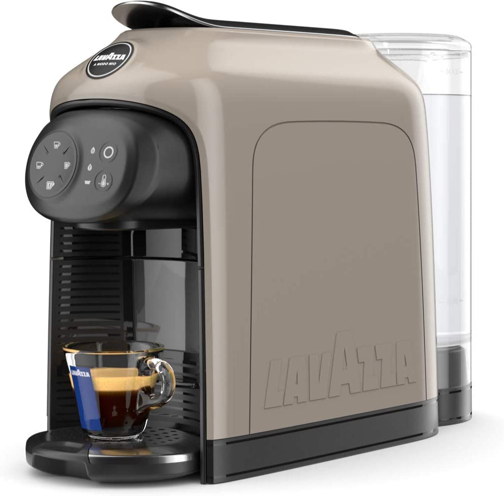 Lavazza A Modo Mio Idola Coffee Capsule Machine, Beige/Grey