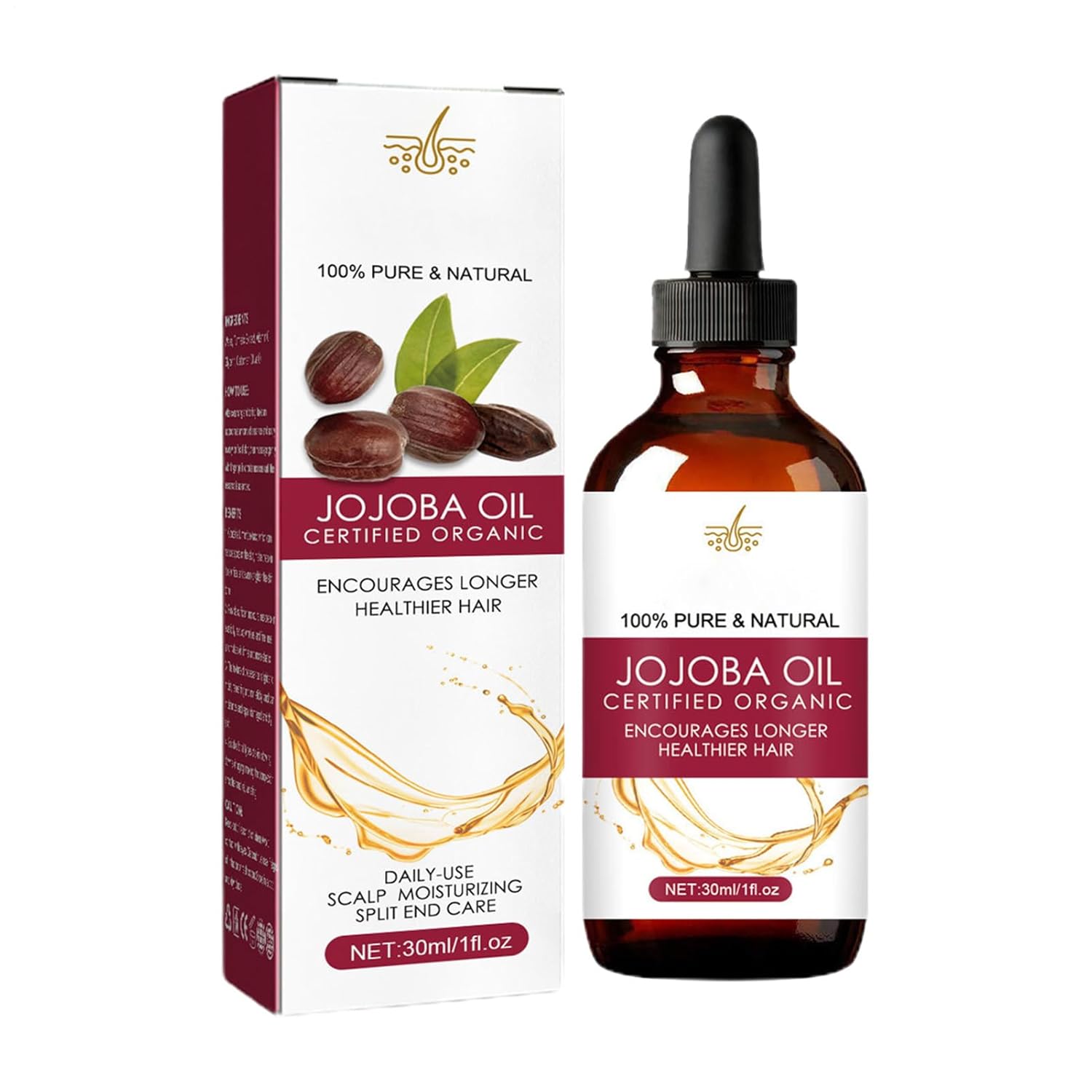 Rigow Hair Oil – Jojoba Extract, for Thickening, Control | Natural Hair Growth Oil with Root Nourishment