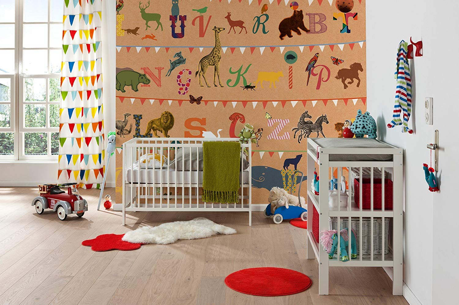 Komar Photo Wallpaper "T Like Tiger 250 X 250 Cm, 5 Strips