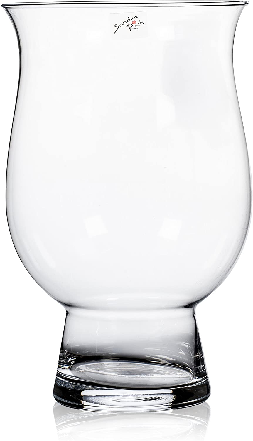 Glass Vase Hurricane by Sandra Rich