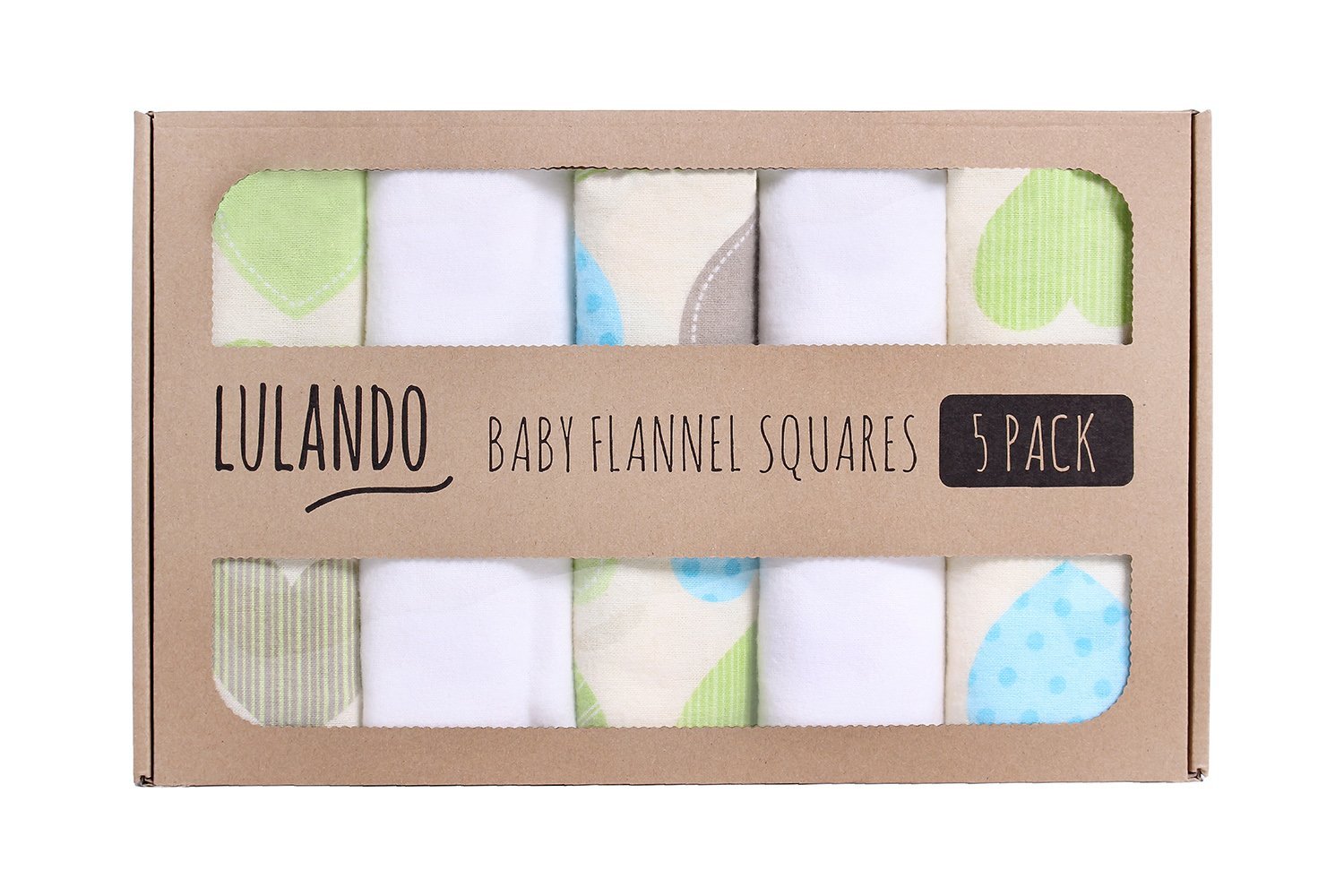 Lulando Cloth Nappies and Molton Cloths 70 x 80 cm – Pack of 5