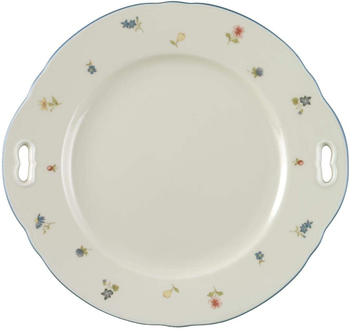 Seltmann Weiden 001.294983 Marieluise Flower Cake Plate, Round, Colourful