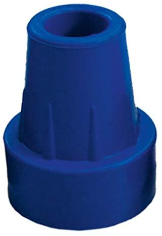 Teckmedi Crutch capsule 16 mm, blue, suction capsule, rubber buffer with steel inser