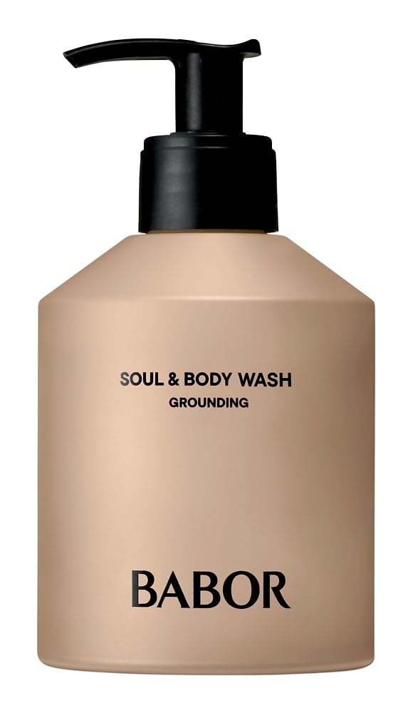 BABOR Soul & Body Wash Aroma Shower Gel for Dry and Sensitive Skin, Shower Gel for Relaxation, Shower Cream with Patchouli & Nourishing Oils, Soothing Fragrance, with Vitamin E, Vegan, 250 ml