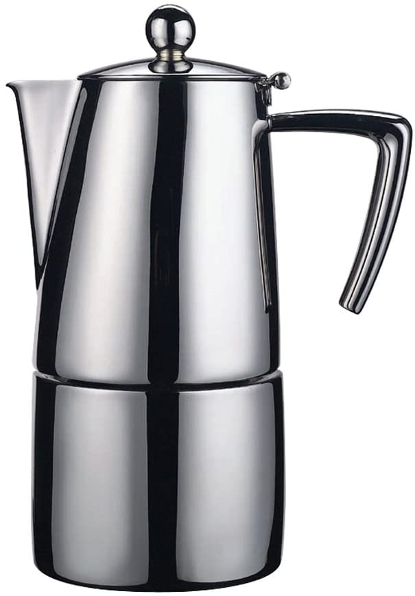 Ilsa: Coffee Maker \"Slancio\" For Induction - Inox 18/10 6-Cup [ Italian Import ]