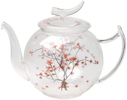 TeaLogic Glass Tea Pot Cherry Blossom 1.2 L