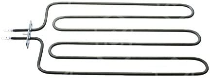 Radiator 230 V 2000 W for Salamander, Toaster Bartscher, Apexa Length 400 mm Width 200 mm Rectangular Flange 70 x 22 mm Hole Spacing 56 mm with Diameter 5 mm