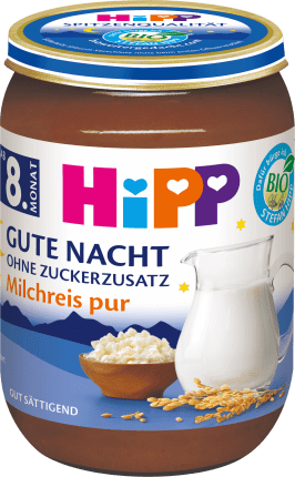 HiPP Good night Pure rice pudding from the 8th month, 190 g