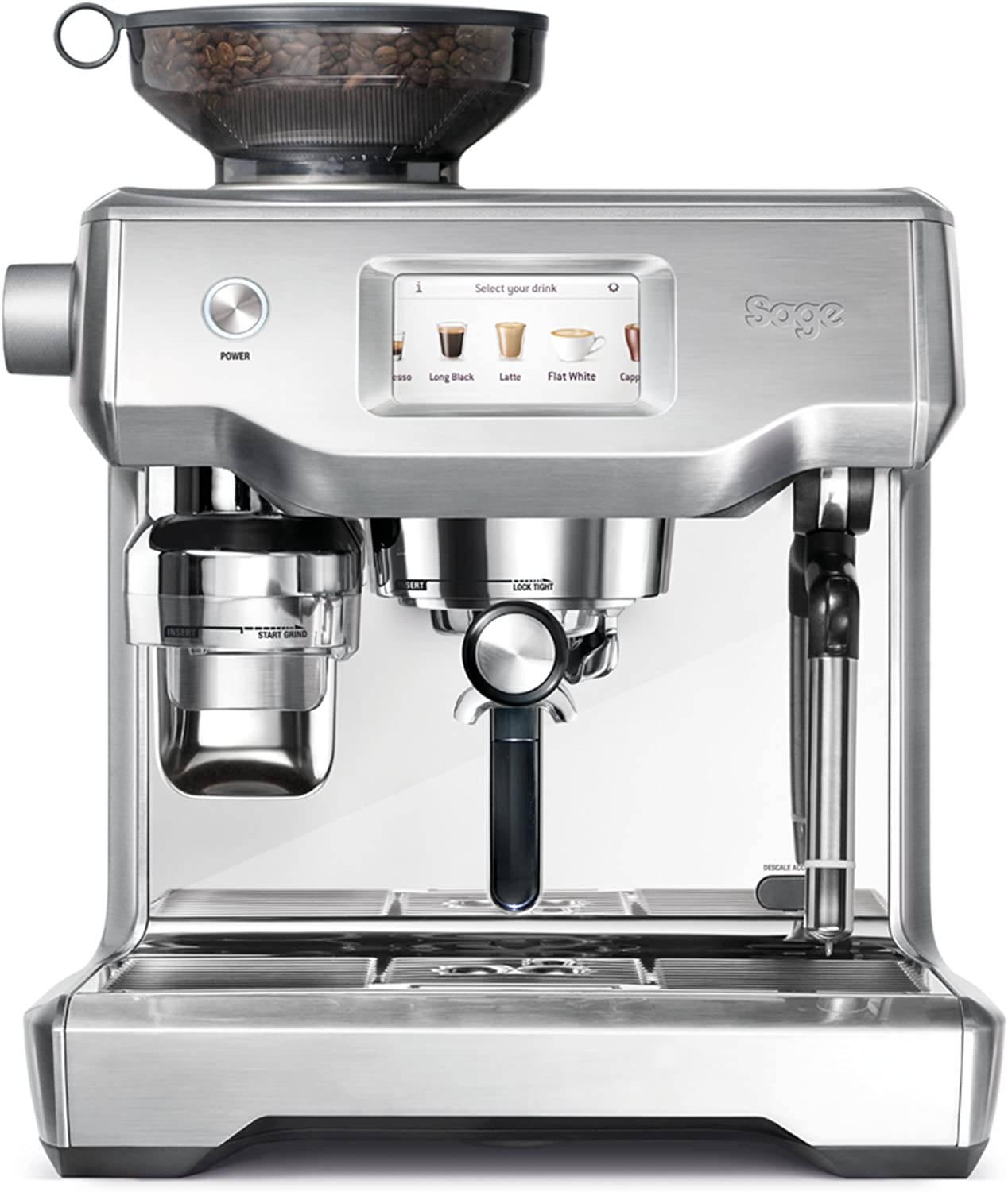 Sage Appliances SES990 the Oracle Touch Portafilter Machine