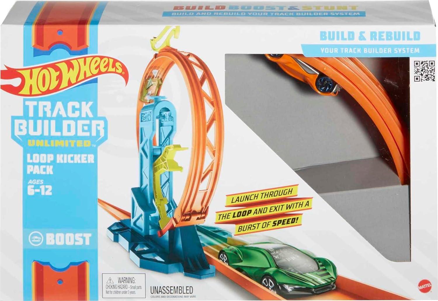 Hot Wheels Glc93 Track Builder Curved Kicker Set - Infinite Possibilities F