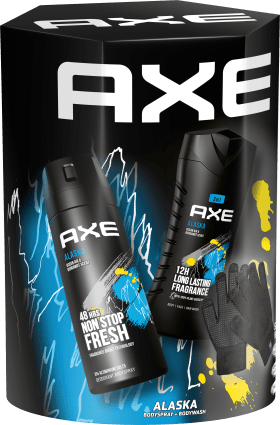 AXE Gift set Deodorant & Shower gel with gloves 3 pcs, 1 pc