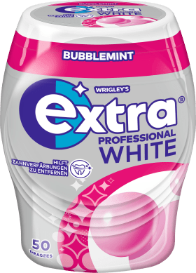 Wrigley\'s Chewing gum, extra professional white bub problem, 50 hours