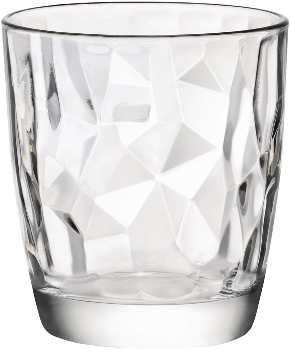 Bormioli Rocco Diamond transparent-lot 6 Water Glasses 12 cl. Art. 3.50200