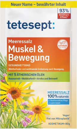 tetesept Bath salt Muscle & Exercise, 80 g