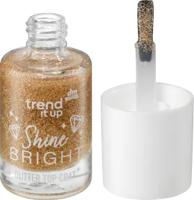 trend !t up Glitter Top Coat Nailack Shine Bright Gold 030 Promo, 1 ST