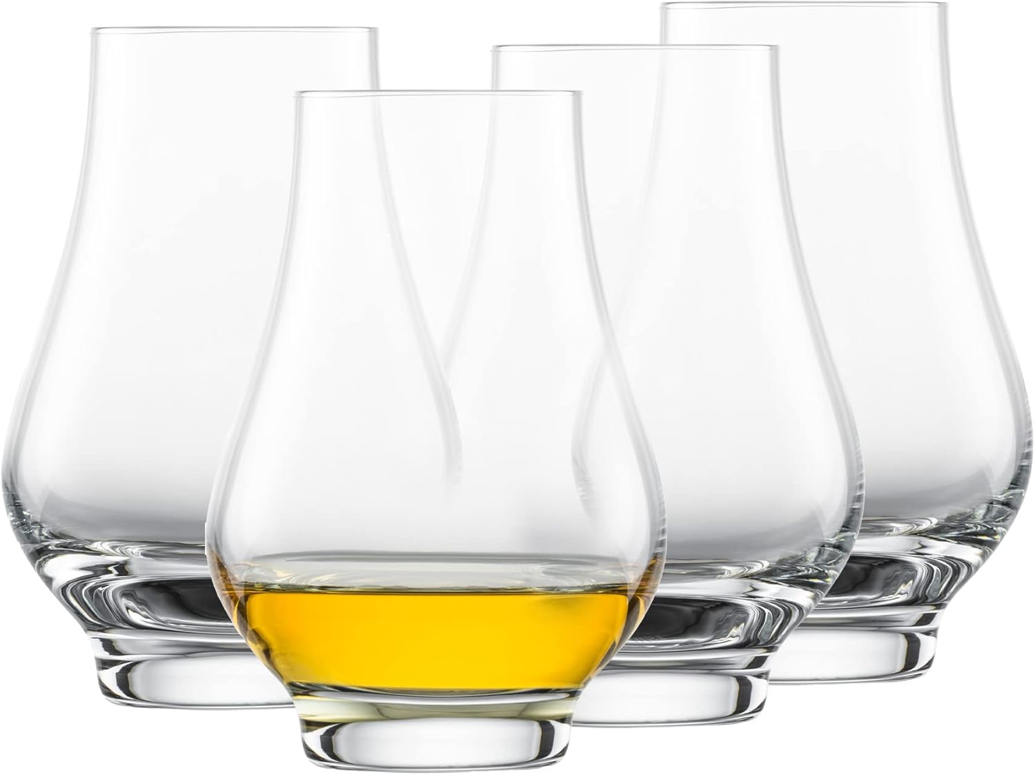 SCHOTT ZWIESEL Whiskey Nosing Tumbler Bar Special (Set of 4), Special Nosing Glasses for Whiskey, Dishwasher Safe Tritan Crystal Glasses, Made in Germany (Item No. 130000)