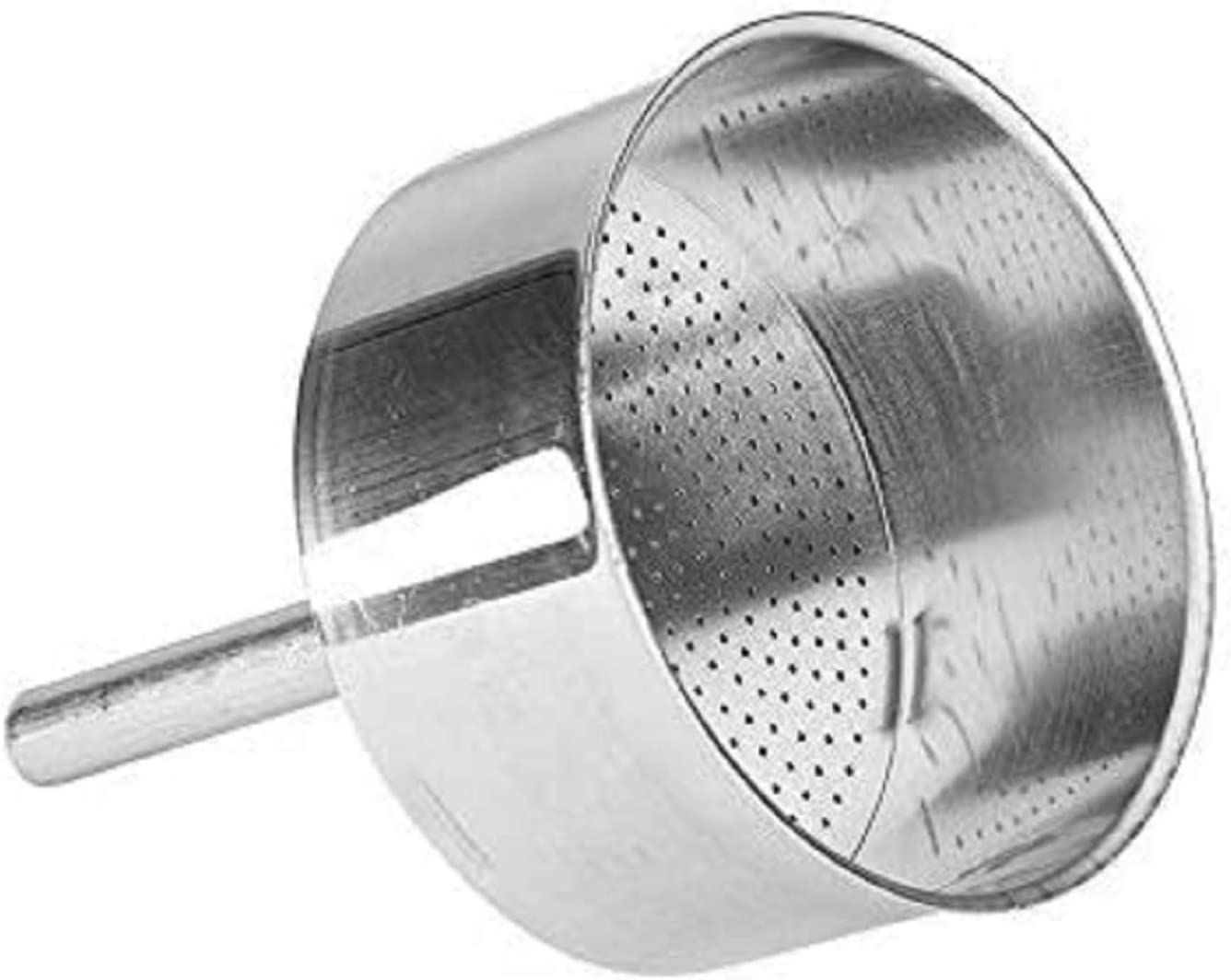 Bialetti 1-Piece Aluiminum Filter Funnel Moka/ Dama 2 Cup, Silver