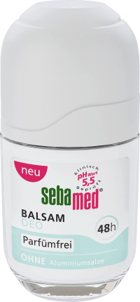 sebamed Deo Roll On Deodorant Balsam parfumfrei, 50 ml