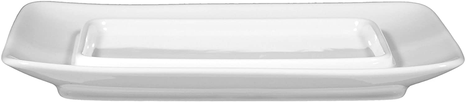 Butter Dish 17.5 cm Seltmann Weiden Lukullus White OS 00006