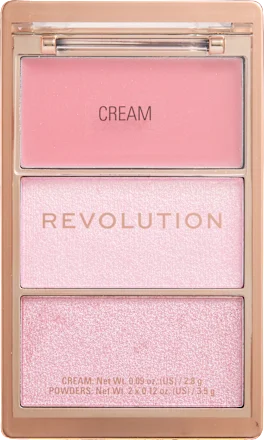 Revolution Highlighter Icon Palette Pink Posse, 6.3 g, Highlighter Icon Palette Pink Posse