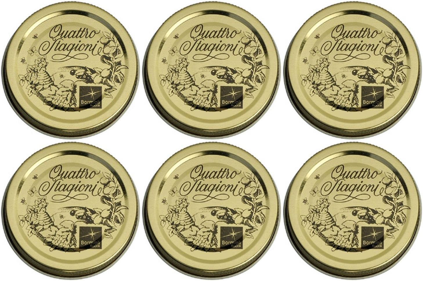 Bormioli Rocco: Quattro Stagioni Lids 70mm Diameter (Pack of 6)