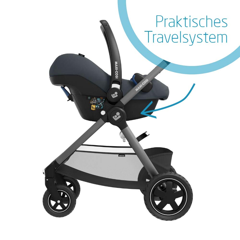 Maxi-Cosi Rock Baby Car Seat, Safe Group 0+ I-Size Baby Child Seat (0-13 kg), Suitable for Familyfix One Base Station