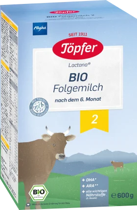 TÖPFER Follow-up milk 2 after the 6th month, 600 g