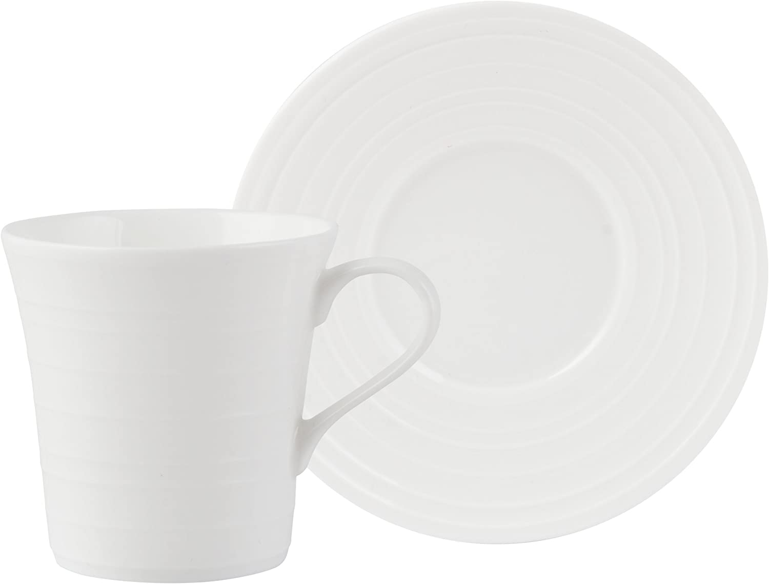 CREATIVE TOPS Mikasa Ciara Fine China Espresso Cup, 5.3 fl oz