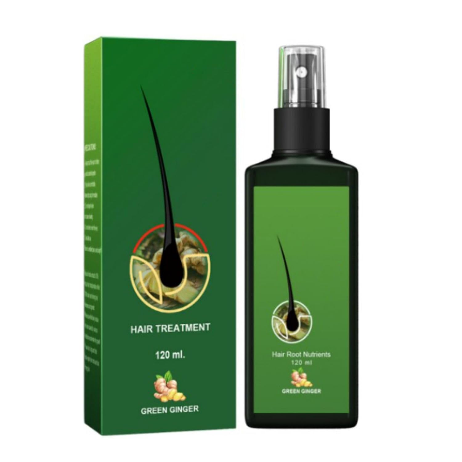 Mrinb Ginger Oil Ginger Oil Hair Growth Serum with Ginger Essential Oil for Hair Loss Treatment 120ml