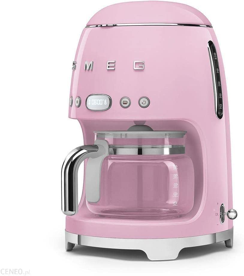 Smeg DCF02PKEU Coffee Machine 50s Style Pink