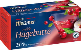 Meßmer Fruit tea mild rose hip (25 bags), 75 g