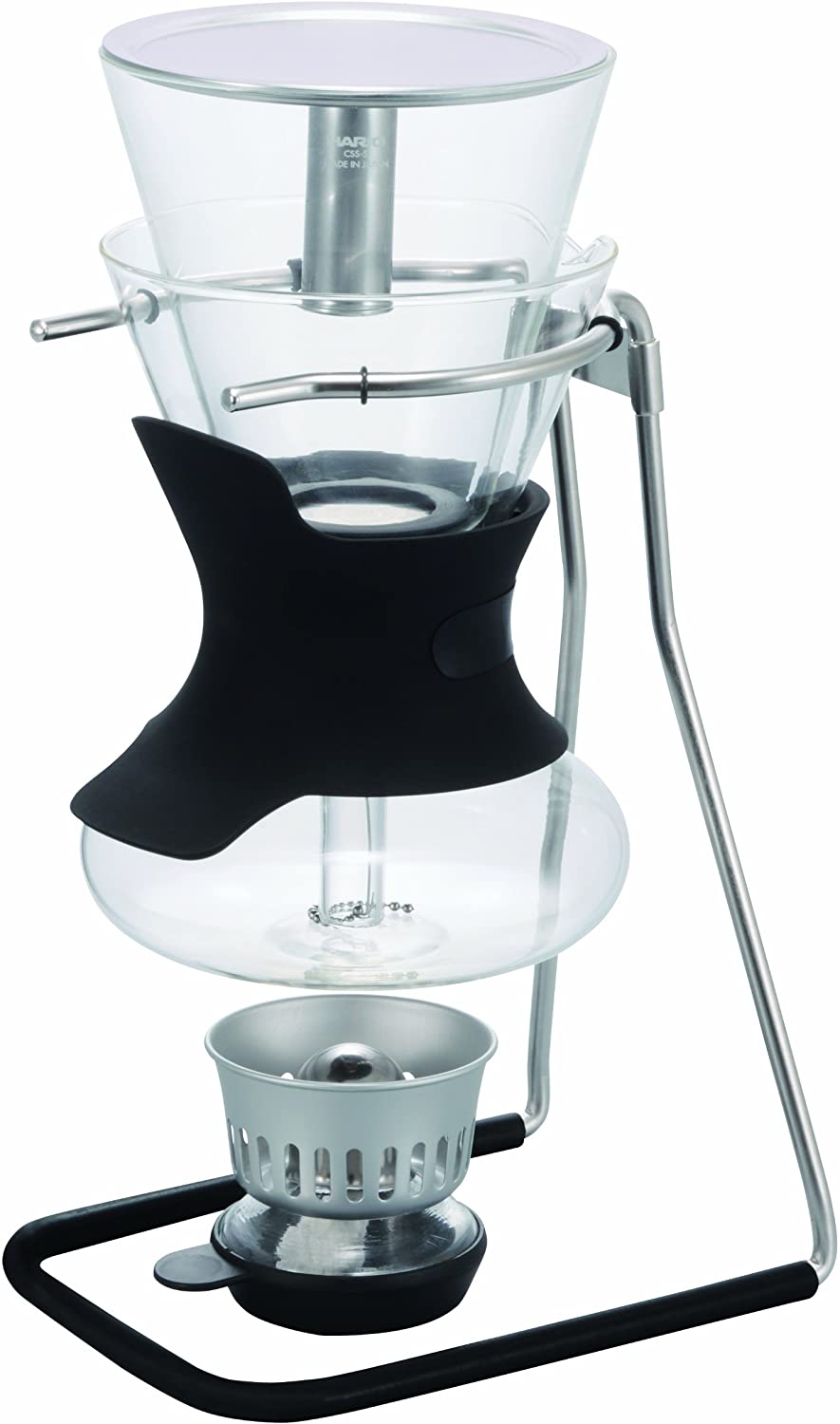 Hario SCA-5 1-Piece Glass 5-Cup Syphon Coffee Maker, Glass