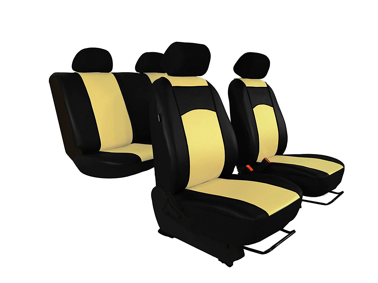 Pokter VAUXHALL CORSA E Models from 2014 High Quality – Tailor made Heavy Leather Look Seat Covers 7 Colours