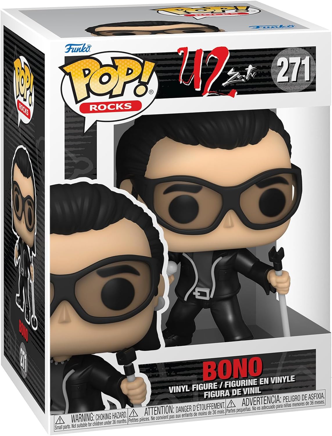 Funko Pop! Rocks: U2 - ZooTV - Bono - Vinyl Collectible Figure - Gift Idea - Official Merchandise - Toys For Children and Adults - Music Fans - Model Figure For Collectors and Display