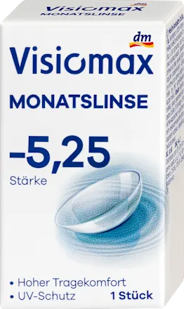 Visiomax Monthly contact lens, diopter -5.25, 1 piece