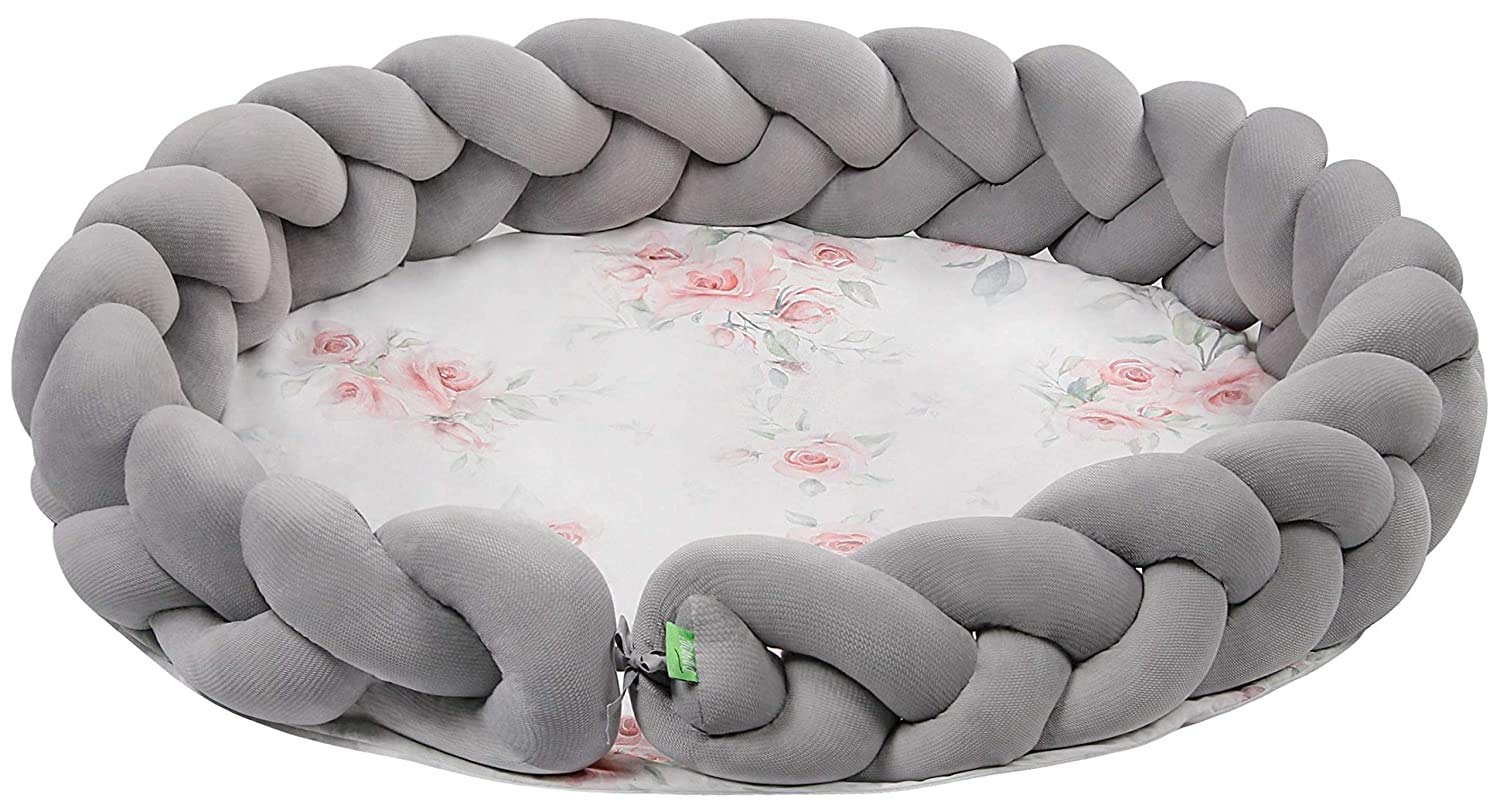 LULANDO Kids Play Mat 100cm Diameter Rose