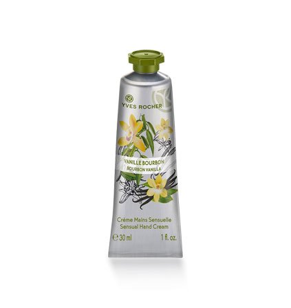 Yves Rocher LES PLAISIRS NATURE Hand Cream Bourbon Vanilla Moisturising Hand Care 1 x Tube 30 ml
