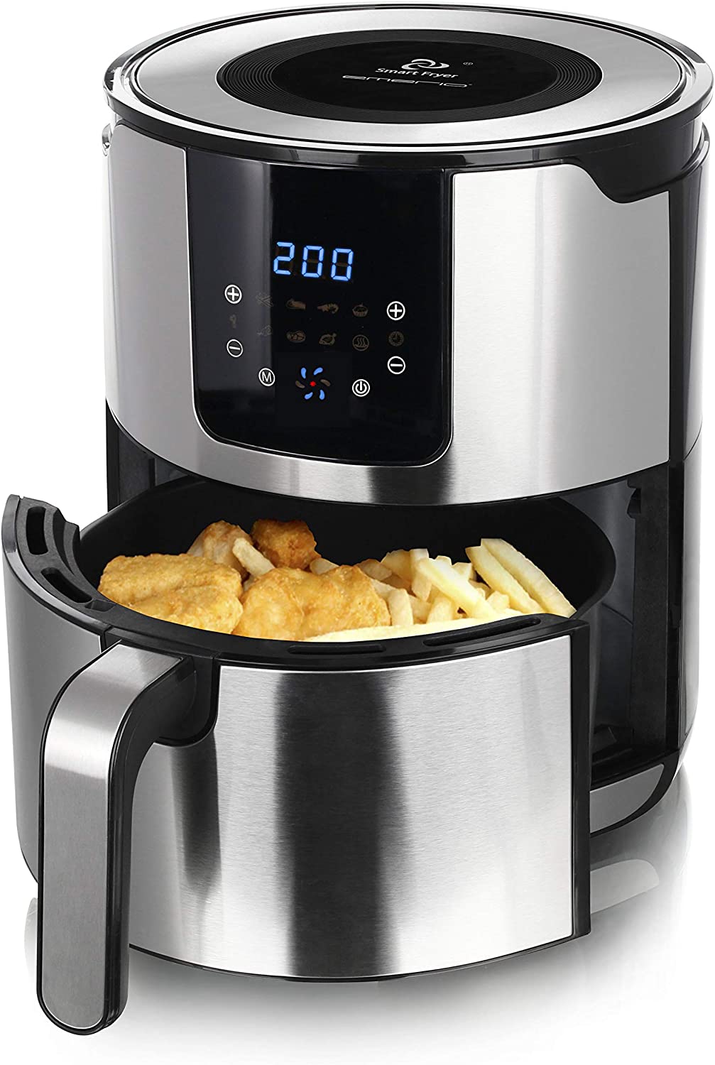 Emerio Hot Air Fryer, Smart Freyer for Frying Without Oil
