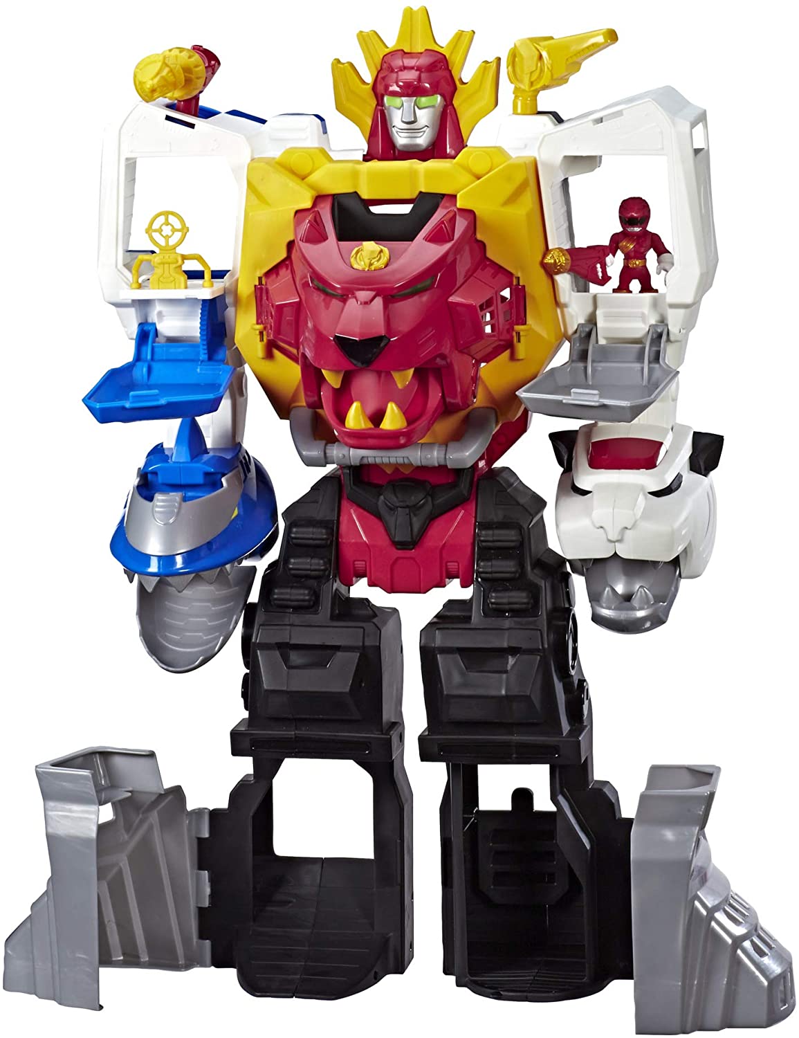 Power Rangers Playskool Heroes Megazord Playset, 2-In-1 Convertible Playset