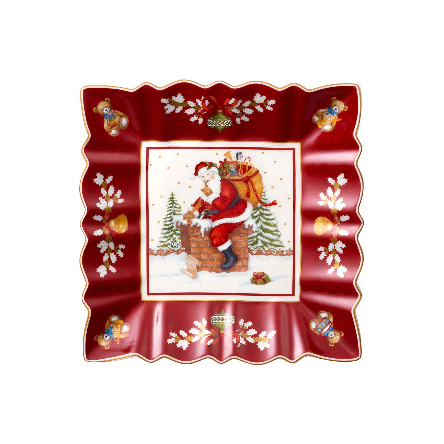 Villeroy & Boch 1483323720 Toys Fantasy Bowl Square Santa On Roof