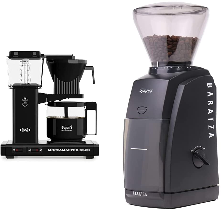 Moccamaster Filter Coffee Machine KBG Select 1.25 Litres, 1520 W, Black & B