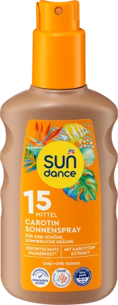 SUNDANCE Sun spray carotene SPF 15, 200 ml
