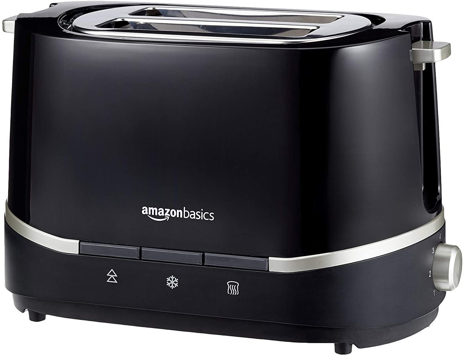 AmazonBasics 2-Slice Toaster, Black