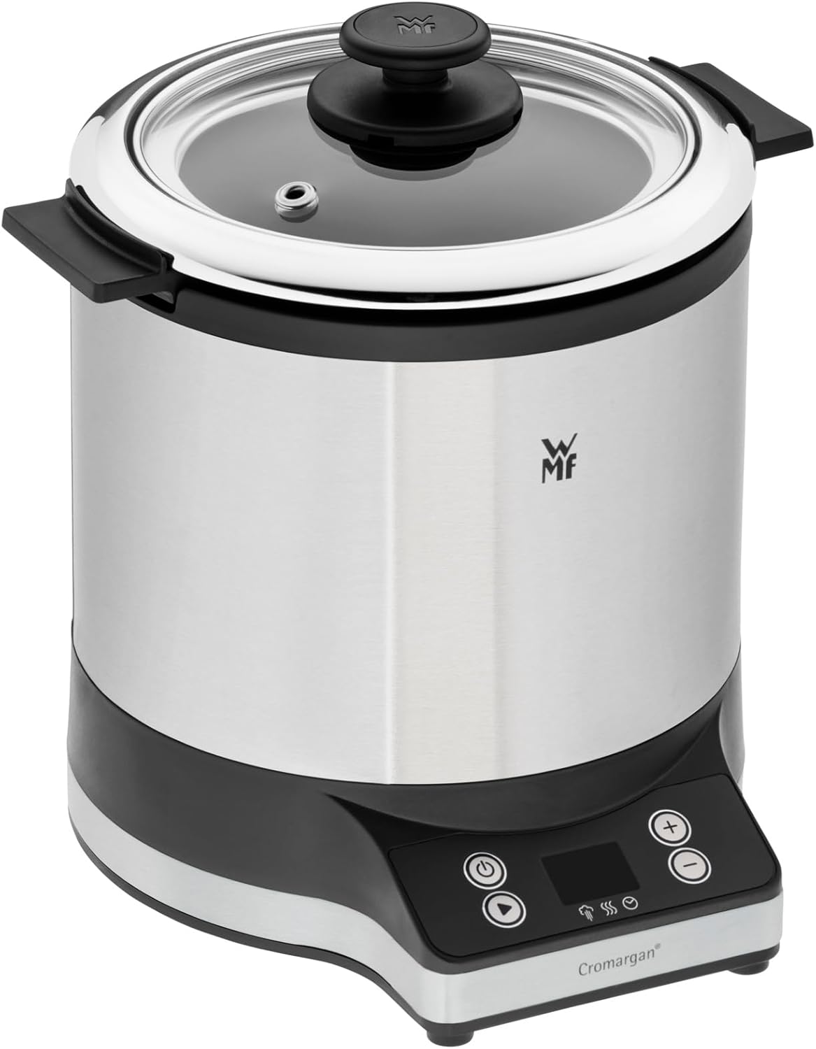 WMF KÜCHENminis® Rice Cooker with Lunch-to-Go Box, Steamer, Space-Saving, Extra To-Go Lid Turns the Inner Pot (1.0 Liter) Into a Secure Lunch Box To-Go Without Food Transfer, 220 W