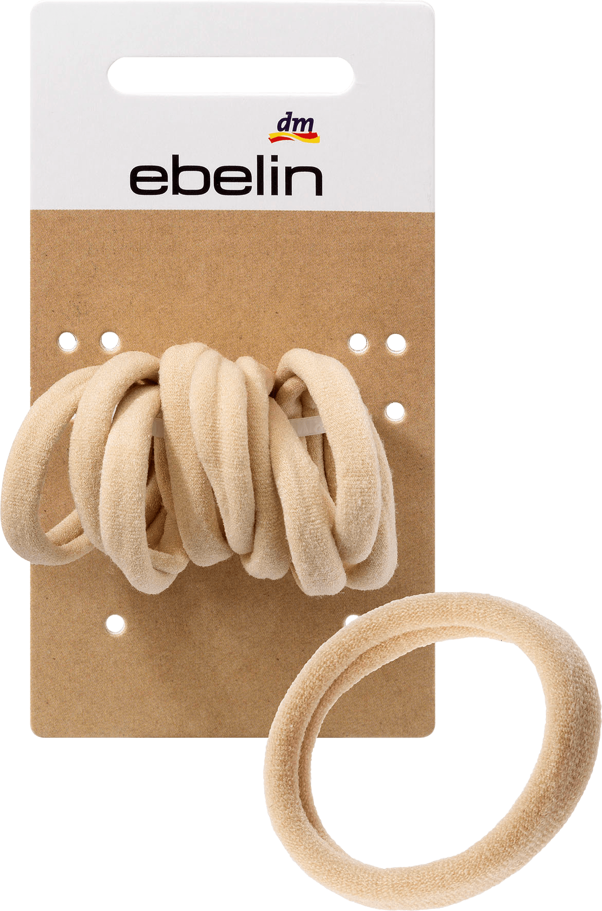 ebelin Hair Ties Small Blonde, 9 Pcs