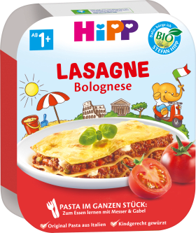 HiPP Kinderteller Lasagne Bolognese ab 1 Jahr, 250 g