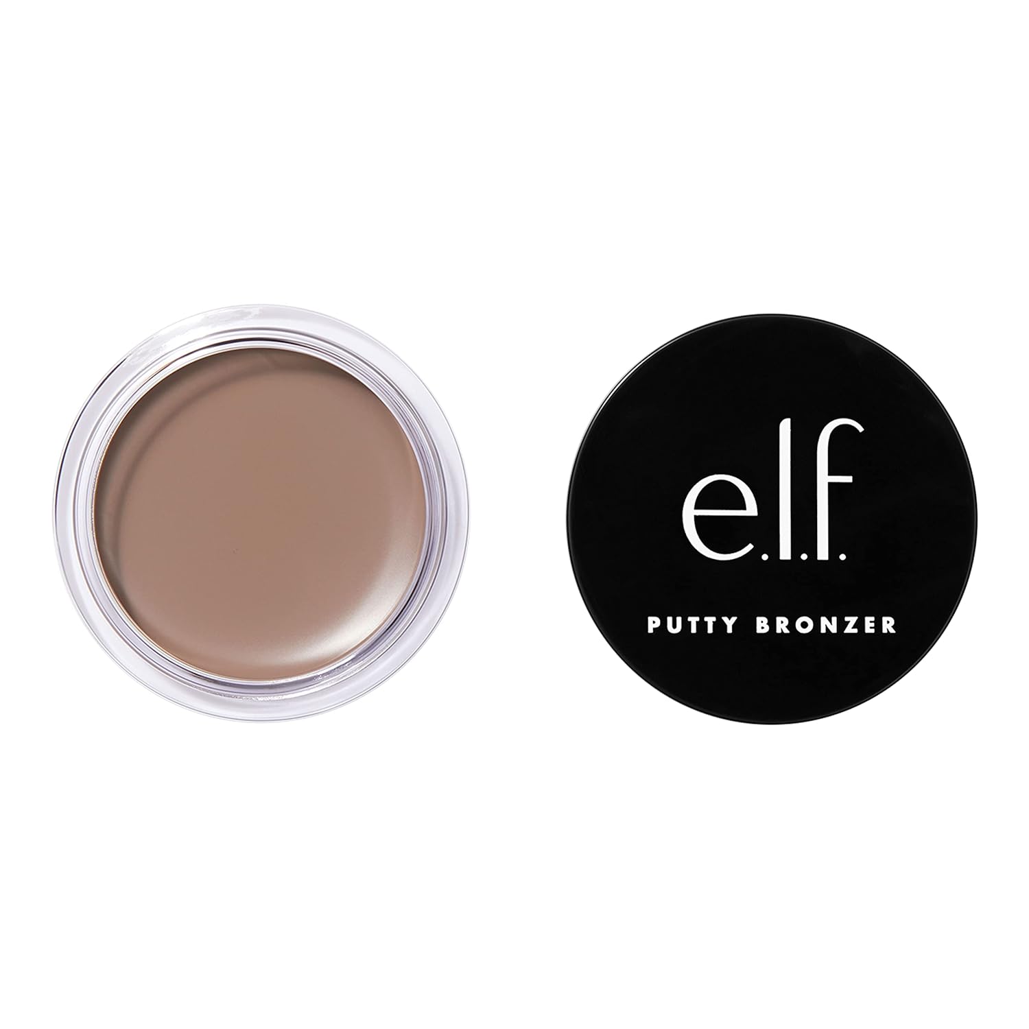e.l.f. eleven. Putty Bronzer, Creamy & Highly Pigmented Formula, Provides A Long-Lasting Tanned Shimmer, with Argan Oil & Vitamin E, Feelin \ 'Shady, 0.35 OZ (10 g)