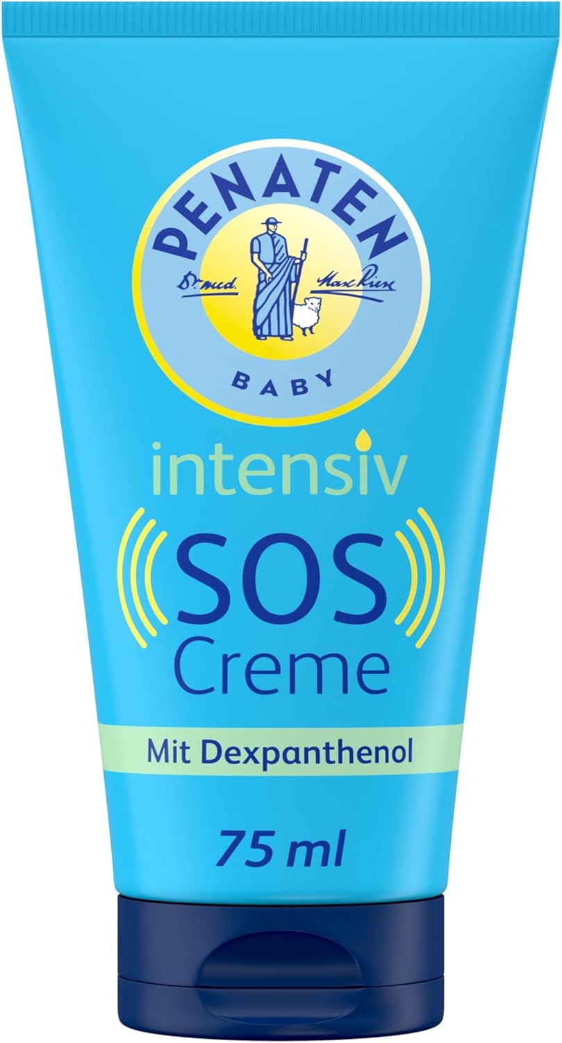 Penaten Little Helpers SOS Cream 75 ml, Soothing Moisturizing Cream for Babies with Dex-Panthenol for Sensitive Skin, Irritation and Redness