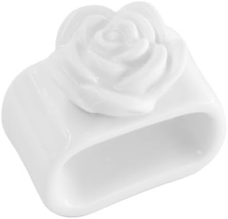 LA PORCELLANA BIANCA - Napkin Ring Pink 3 x 5 x 4.5 H cm Porcelain